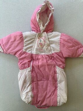 Beatrix Potter Quiltex Jemima Puddle Duck Pink Polka Dot Baby Bunting